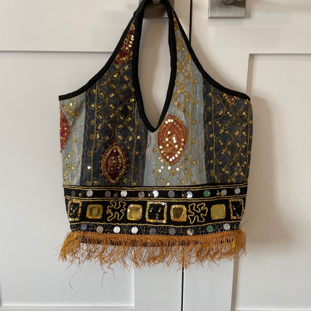 Brand New Nicole Lee Hobo Beaded Bag.